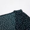 Womens Fashion V Neck Long Sleeve chiffon polka dot fabric crop tops