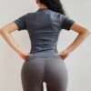 Fitness shirt Women Workout Gym Compression Top Activewear