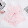 Sexy Frill Sleeveless Pink Cami Top Home Clothes For Women Sleepwear Red Pijamas