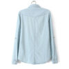 New Fashion wholesale long sleeve long casual blue denim shirts for ladies
