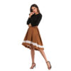 Long Elegant Skirt Fashion Youth Maxi Autumn wear High Waist Casual Skirt