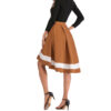 Long Elegant Skirt Fashion Youth Maxi Autumn wear High Waist Casual Skirt