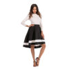 Long Elegant Skirt Fashion Youth Maxi Autumn wear High Waist Casual Skirt