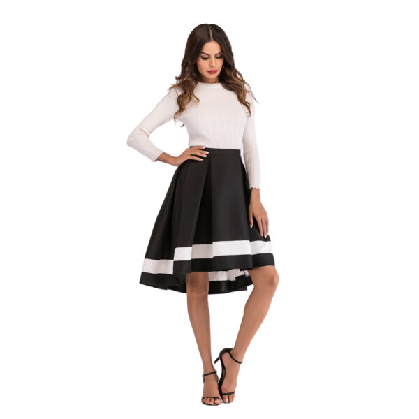 Long Elegant Skirt Fashion Youth Maxi Autumn wear High Waist Casual Skirt