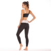 Black And White Contrast Color Ladies Activewear Women Exercise Wear Yoga Set For TraIning