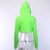 Hot sales new fashion womens cropped hoodie pullover jacket