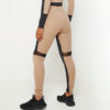 Two Piece Set Long Sleeve Tight Crop Top High Waist Yoga Pants Women's Activewear