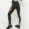 Two Piece Set Long Sleeve Tight Crop Top High Waist Yoga Pants Women's Activewear