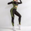 Long Sleeve Crop Top Fashion Track Suits Women Butt Lifter Hip Sweat Suits Set