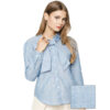 New Arrivals Women Shirts Casual Blouse Denim Top Ladies Long Sleeve Shirt