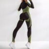 Long Sleeve Crop Top Fashion Track Suits Women Butt Lifter Hip Sweat Suits Set
