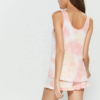 Night Sleepwear Suit V-neck Tie Dye Harness Pajamas for Women