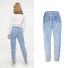 Classic High Waist Jeans Vintage Boyfriend Jeans for Women Ripped Denim Jeans