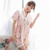 Nightwear for women pyjamas cotton loungewear 2 pieces short set kimono